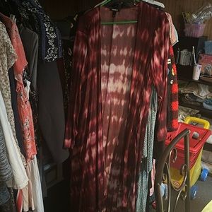 Torrid size 0 lightweight duster.